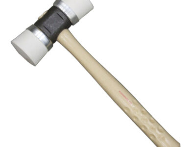 POWERNAIL 5MI D/C White Mallet – Double-Capped Heavy-Duty Flooring Mallet for Manual Nailers