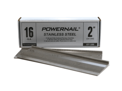 POWERNAIL 16-Gauge Stainless Steel PowerCleats™ – 304 Stainless Steel Hardwood Flooring Cleat