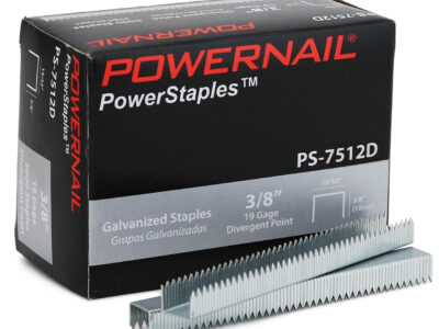 POWERNAIL 19-Gauge 15/32" Crown PowerStaples™ – Fine Wire Staple