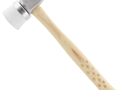POWERNAIL 2AL – Aluminum White Rubber Mallet (1.7 lbs)