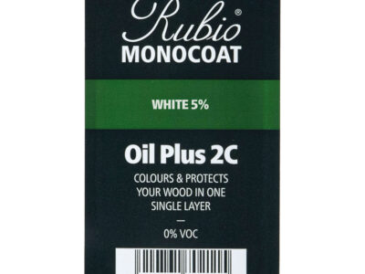 RUBIO MONOCOAT Oil Plus Part A – White 5% 6 mL Wood Stain & Finish Samples