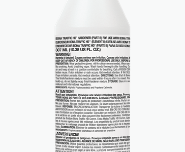 BONA Traffic HD® Hardener – 10.38 fl oz Universal Floor Finish Hardener