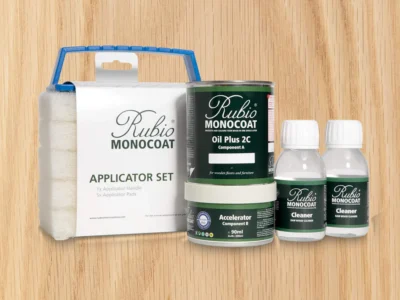 RUBIO MONOCOAT Oil Plus 2C Bundle – Dunes 390 mL Wood Stain & Finish Kit (120–195 sq ft)