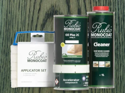 RUBIO MONOCOAT Oil Plus 2C Bundle – Fern 1.3 Liter Wood Stain & Finish Kit (390–650 sq ft)